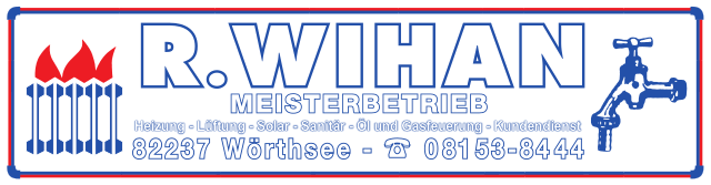 Logo R. Wihan Meisterbetrieb in Wörthsee Logo R. Wihan Meisterbetrieb in Wörthsee